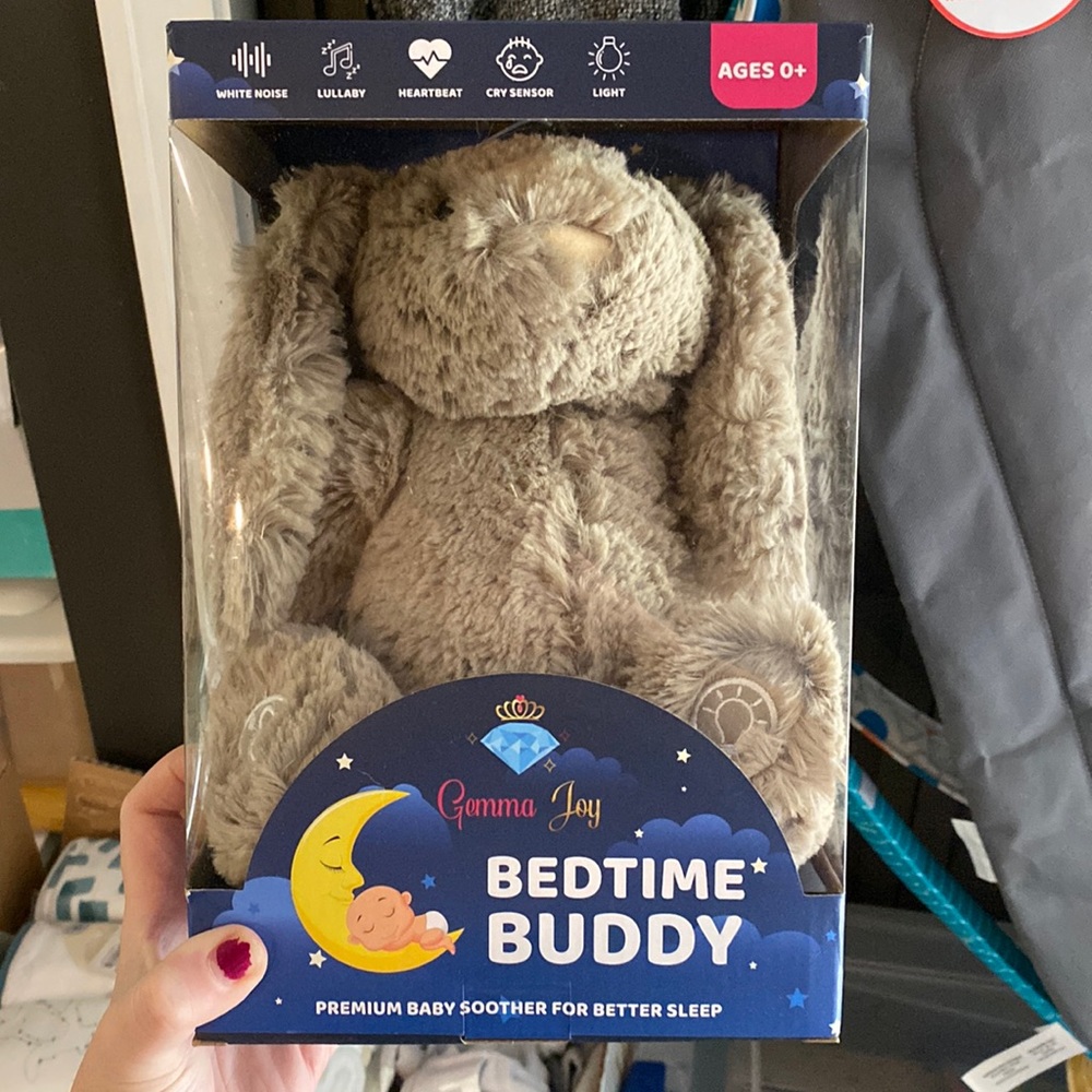 Brand NEW! Bedtime Buddy - Bunny Rabbit Baby Soother - white noise, light, songs